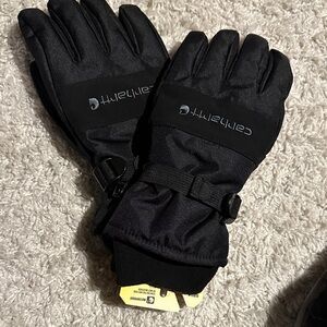 Carhartt Black Waterproof Insulated Gloves size Large / Black
